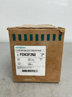 New Siemens FD63F250 3 Pole, 250 Amps, 600 Volts