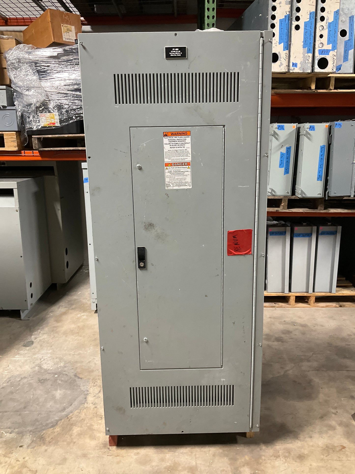 Used GE 400 Amp Main Distribution Panel 480/277 Volt 3 Phase 4 Wire