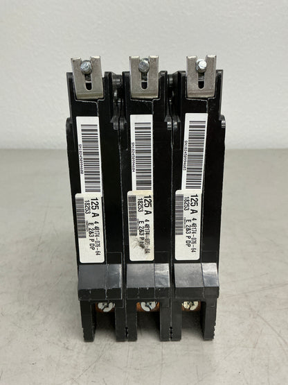 Used Square D EDB34125 3 Pole, 125 Amps, 480 Volts