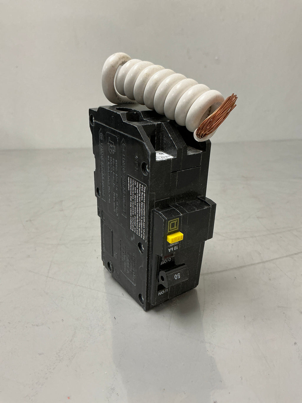 New Square D QOB250GFI 2 Pole, 50 Amps, 120/240 Volts Circuit Breaker