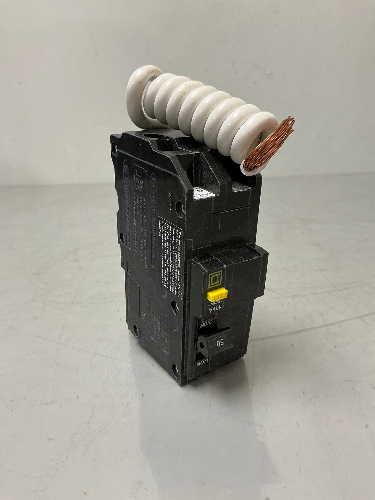 New Square D QOB250GFI 2 Pole, 50 Amps, 120/240 Volts Circuit Breaker