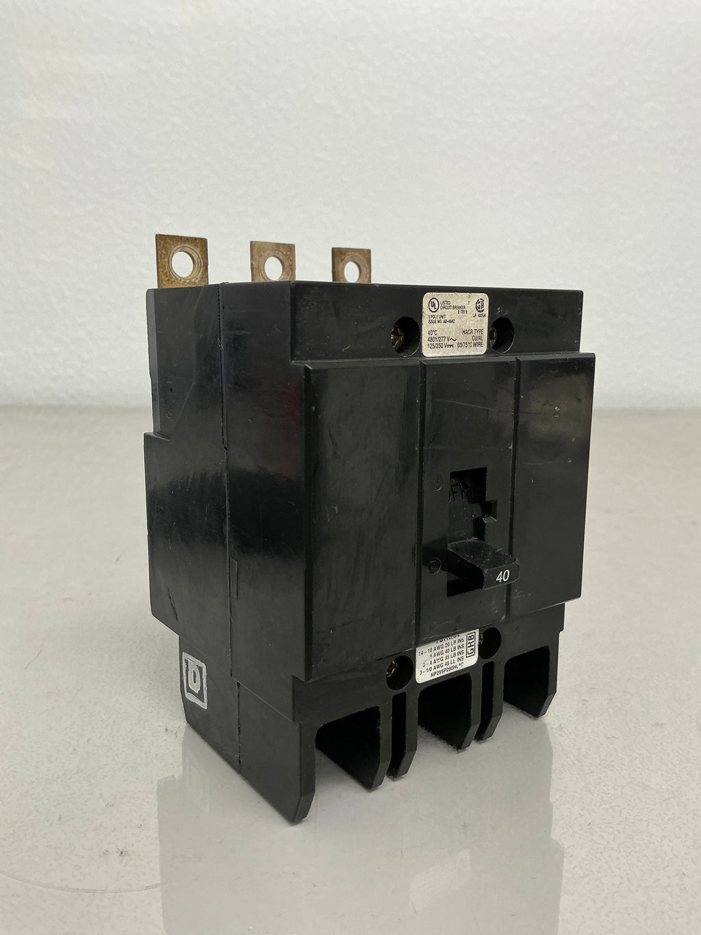 Used GHB3040 3 Pole, 40Amps, 277/480 Volts