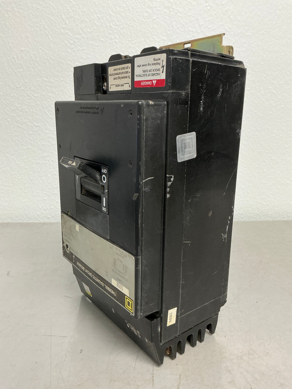 Used Square D LC36500 3 Pole, 500 Amps, 600 Volts Circuit Breaker