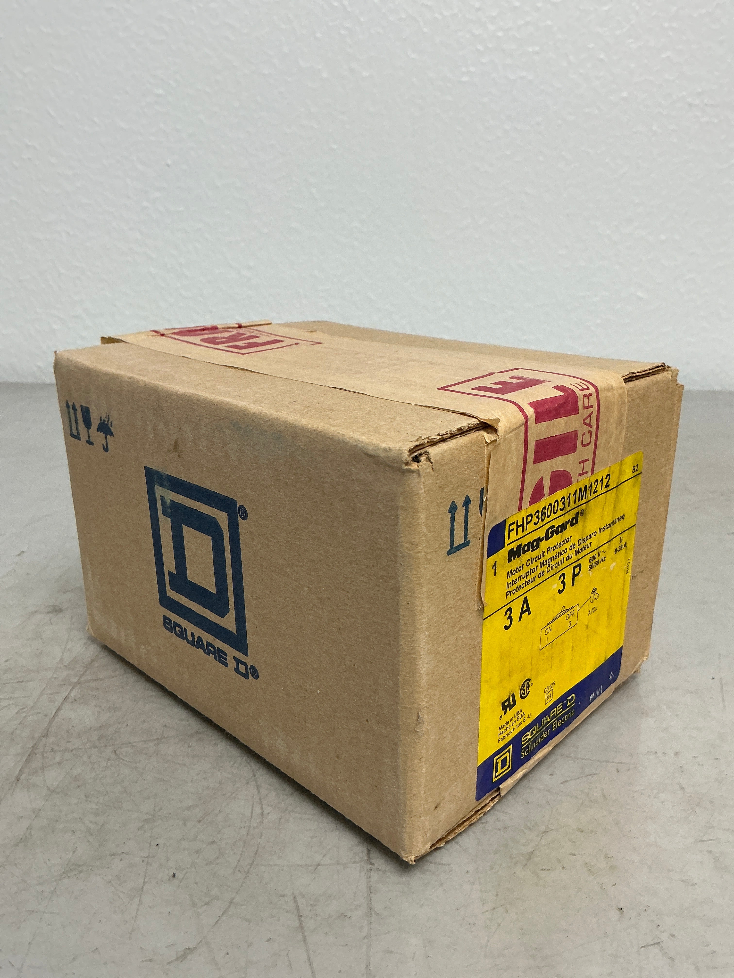 New Square D FHP3600311M1212 3 Pole, 3 Amps, 600 Volts Circuit Breaker