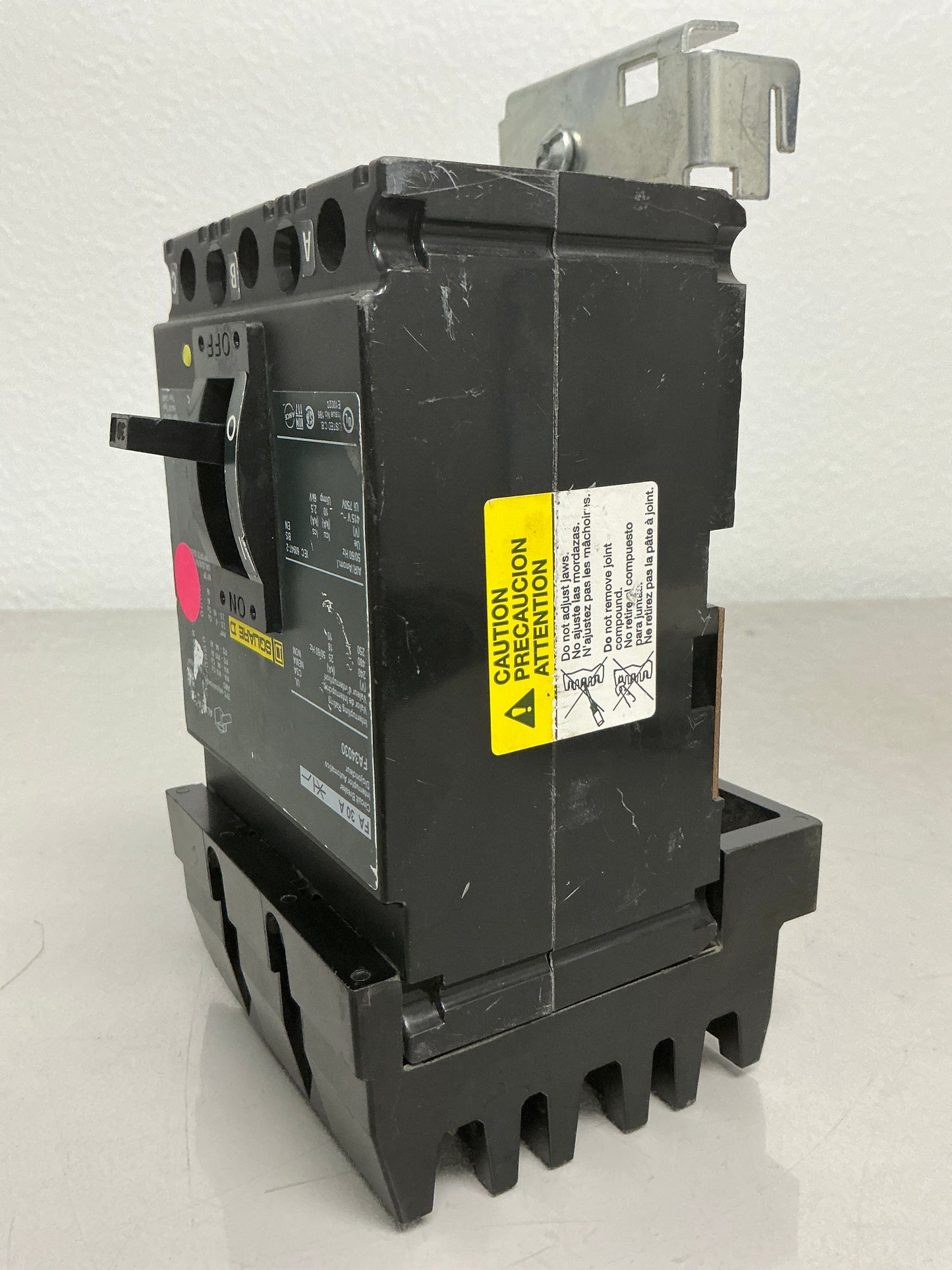 *CHIPPED* Used Square D FA34030 3 Pole, 480 Volts, 30 Amps