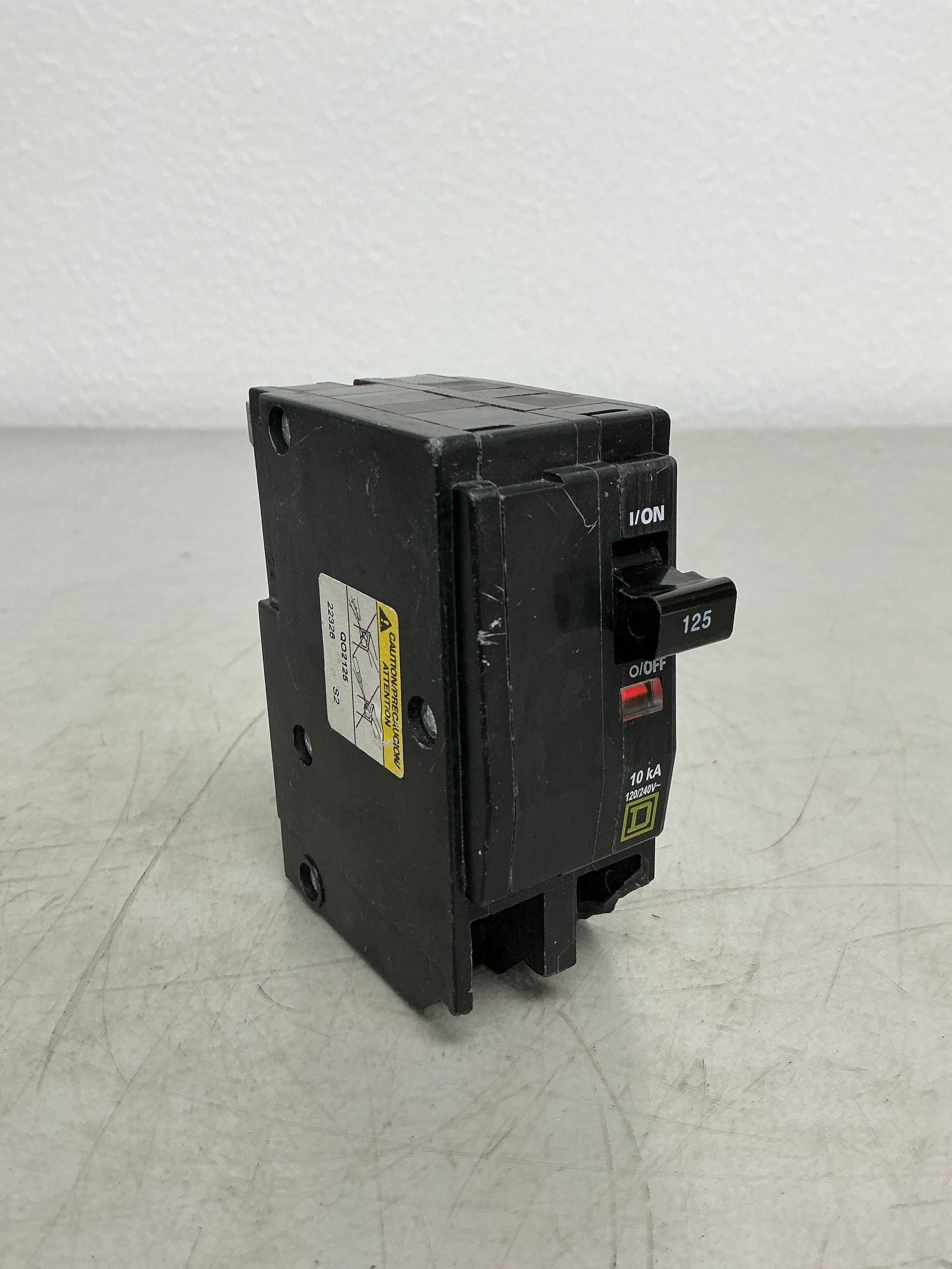 Used Square D QO2125 2 Pole, 125 Amps, 240 Volts
