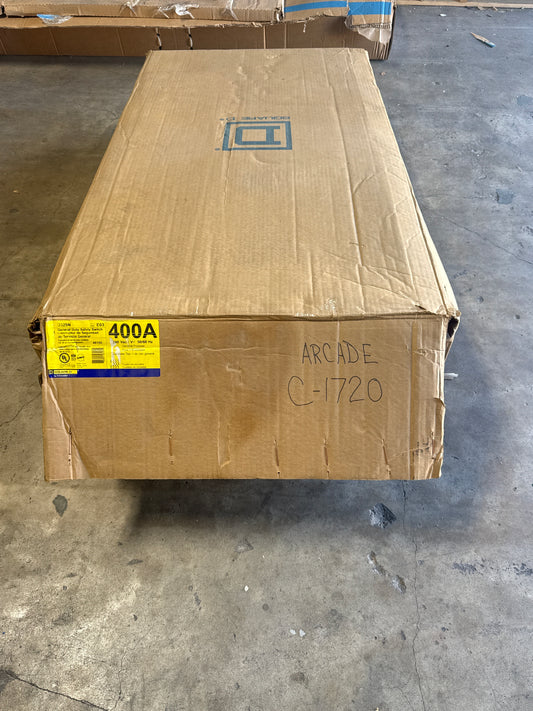 New Square D D325N Disconnect 400 Amp 240 Volt Fusbile Indoor Nema 1