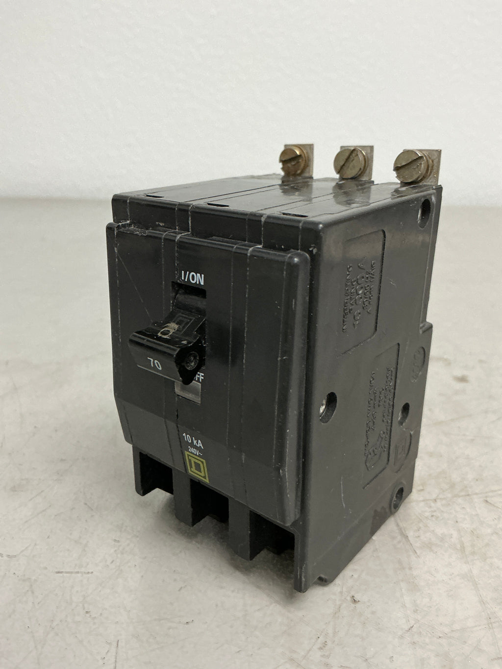 Used Square D QOB370 3 Pole, 70 Amps, 240 Volts