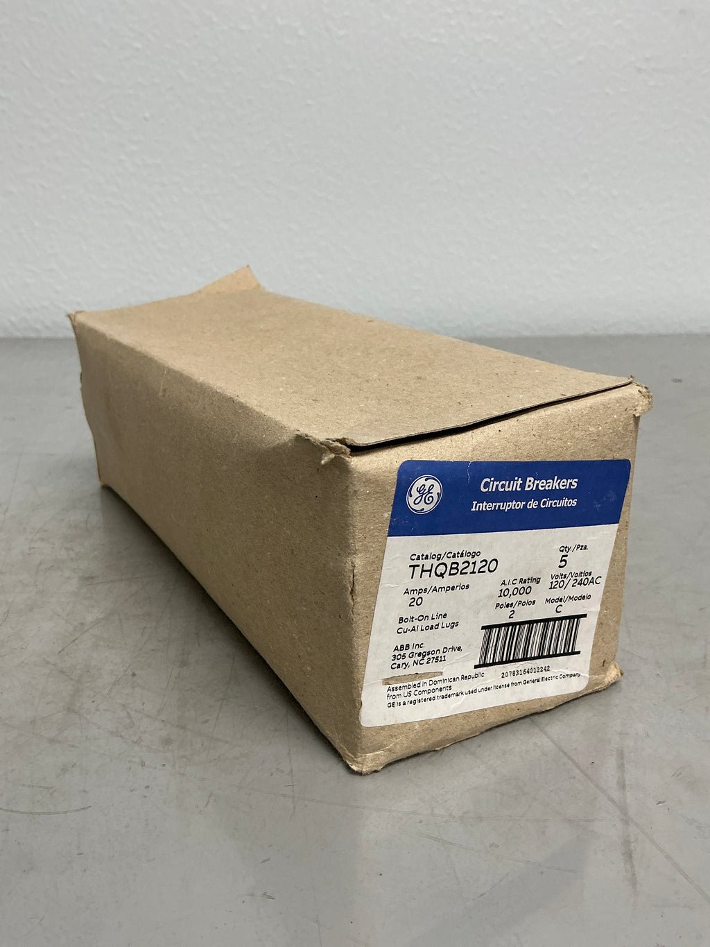 New THQB2120 2 Pole, 20 Amps, 240 Volts