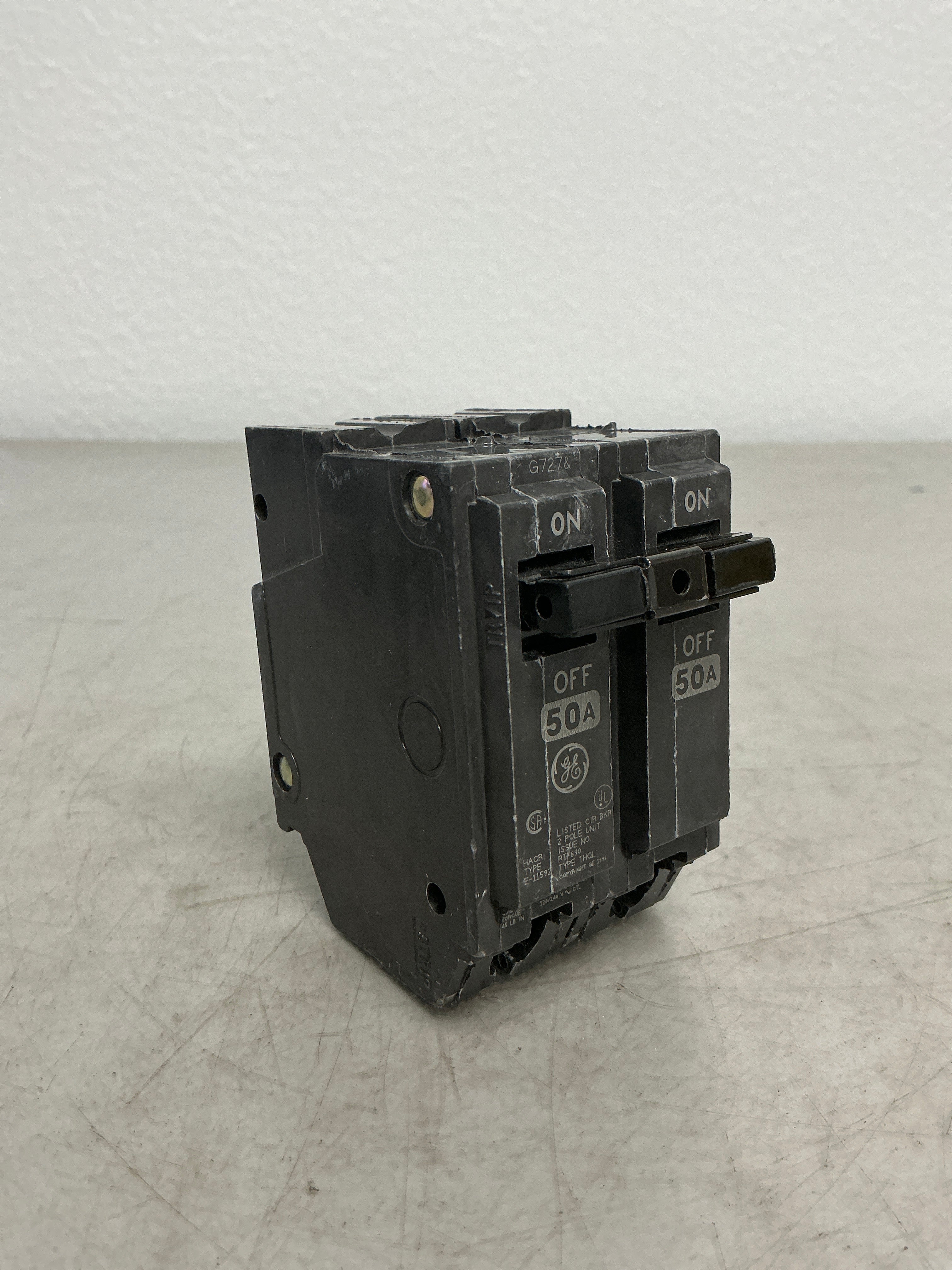 Used THQL2150 2 Pole, 50 Amps, 240 Volts