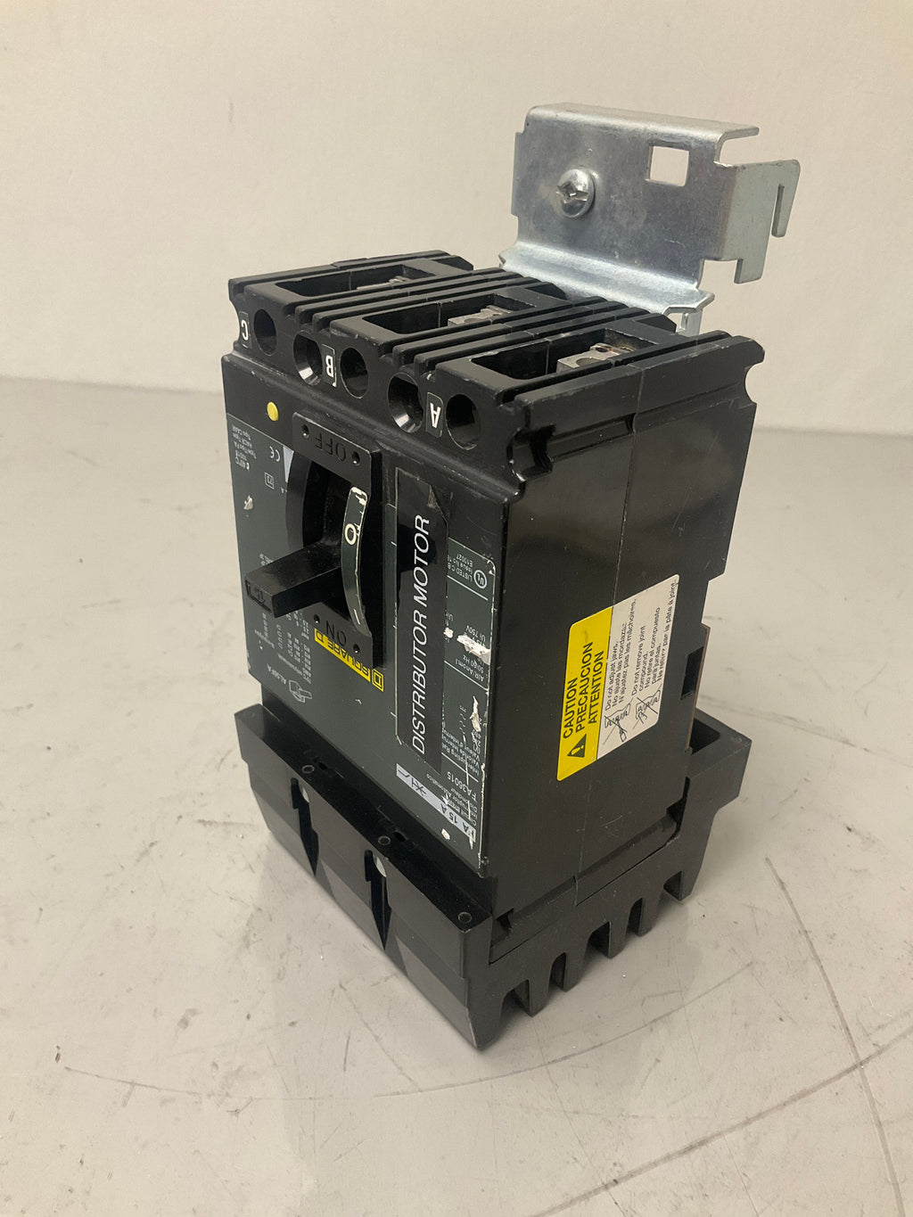 Used Square D FA36015 3 Pole, 15 Amps, 600 Volts Circuit Breaker