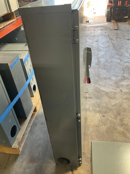 Used Square D H325NR Disconnect 400 Amp 240 Volt Fusible Outdoor