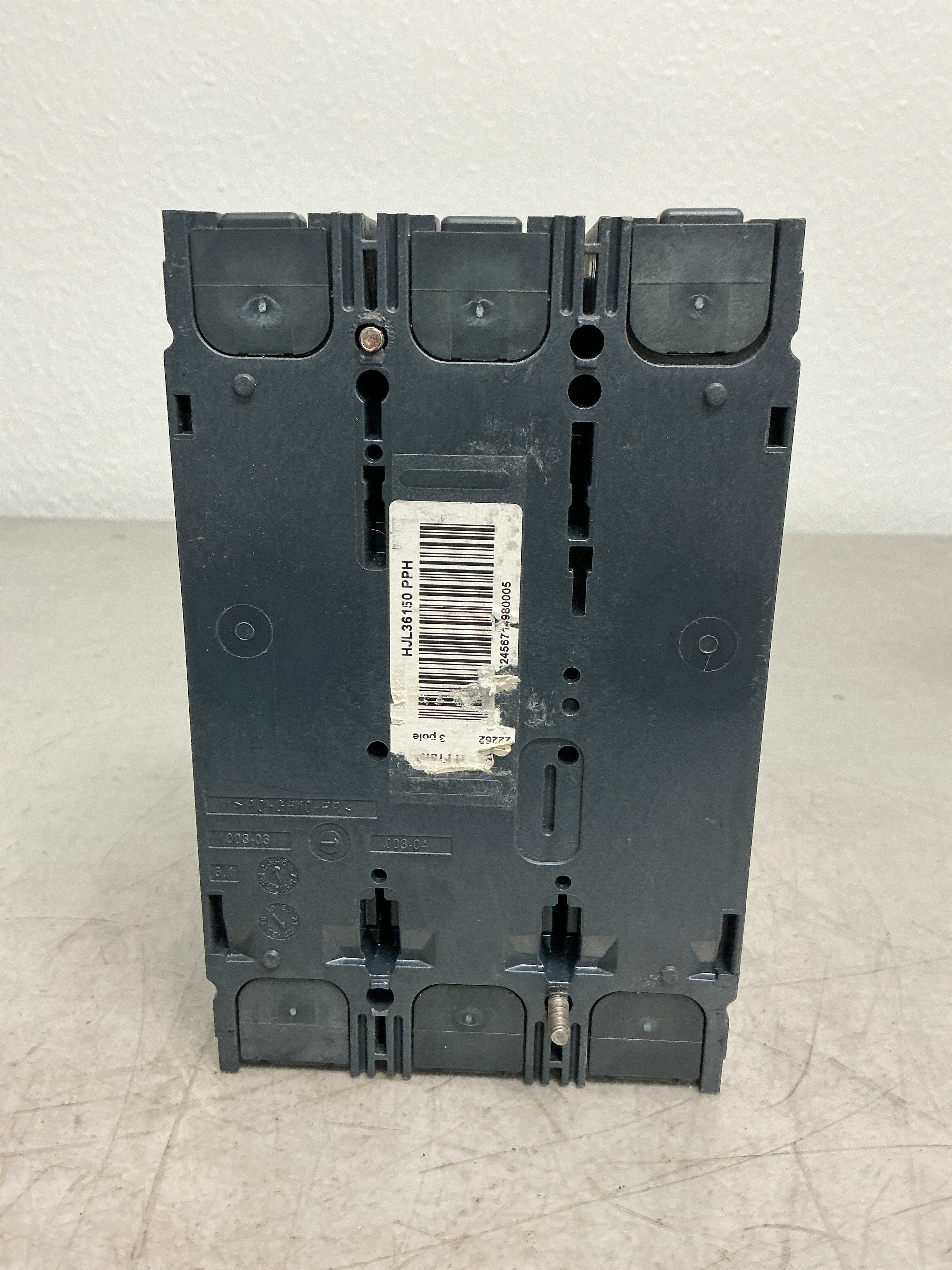 Used Square D HJL36150 3 Pole, 150 Amps, Circuit Breaker