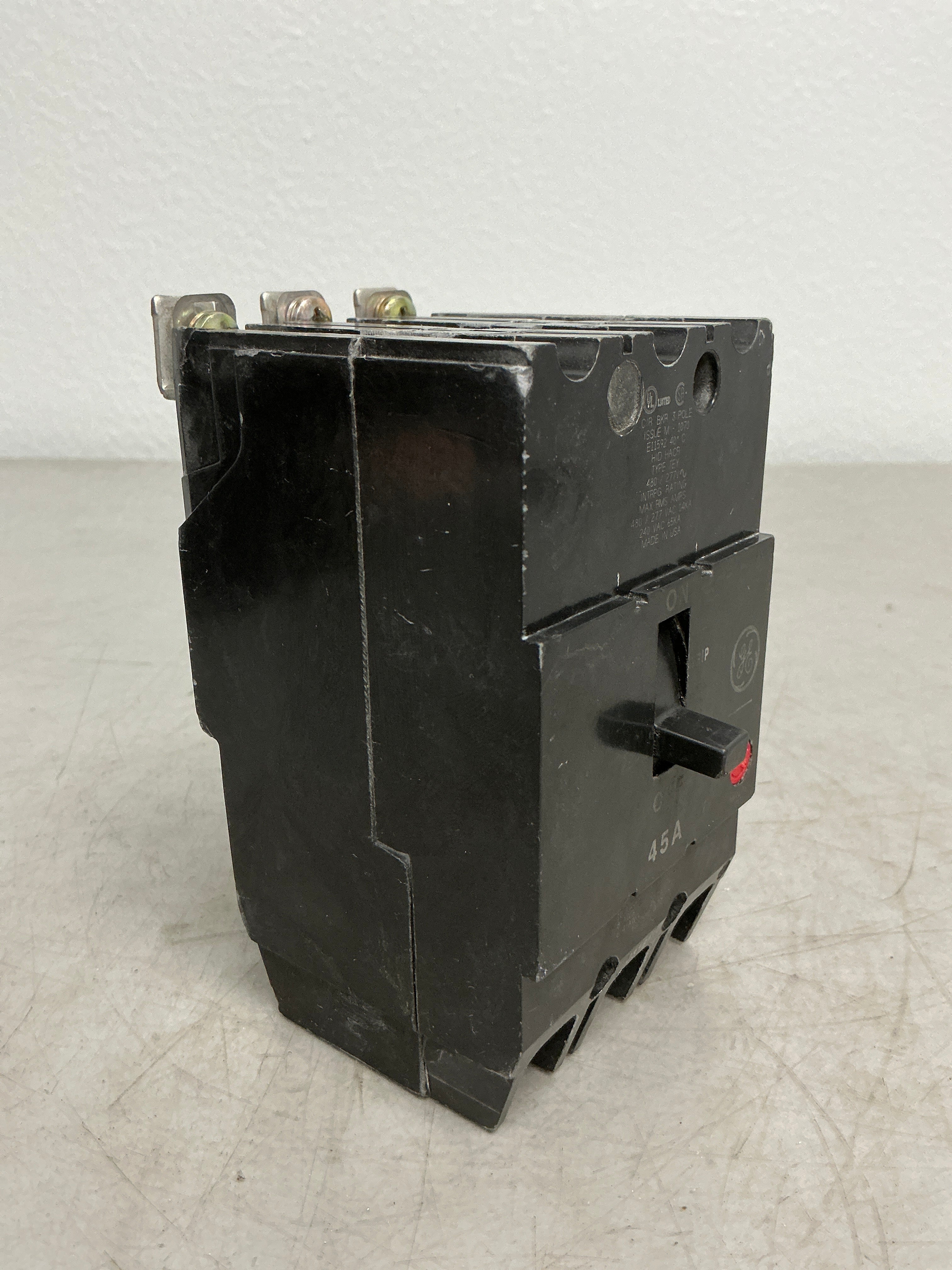 Used TEY345 3 Pole, 45 Amps, 480 Volts Circuit Breaker