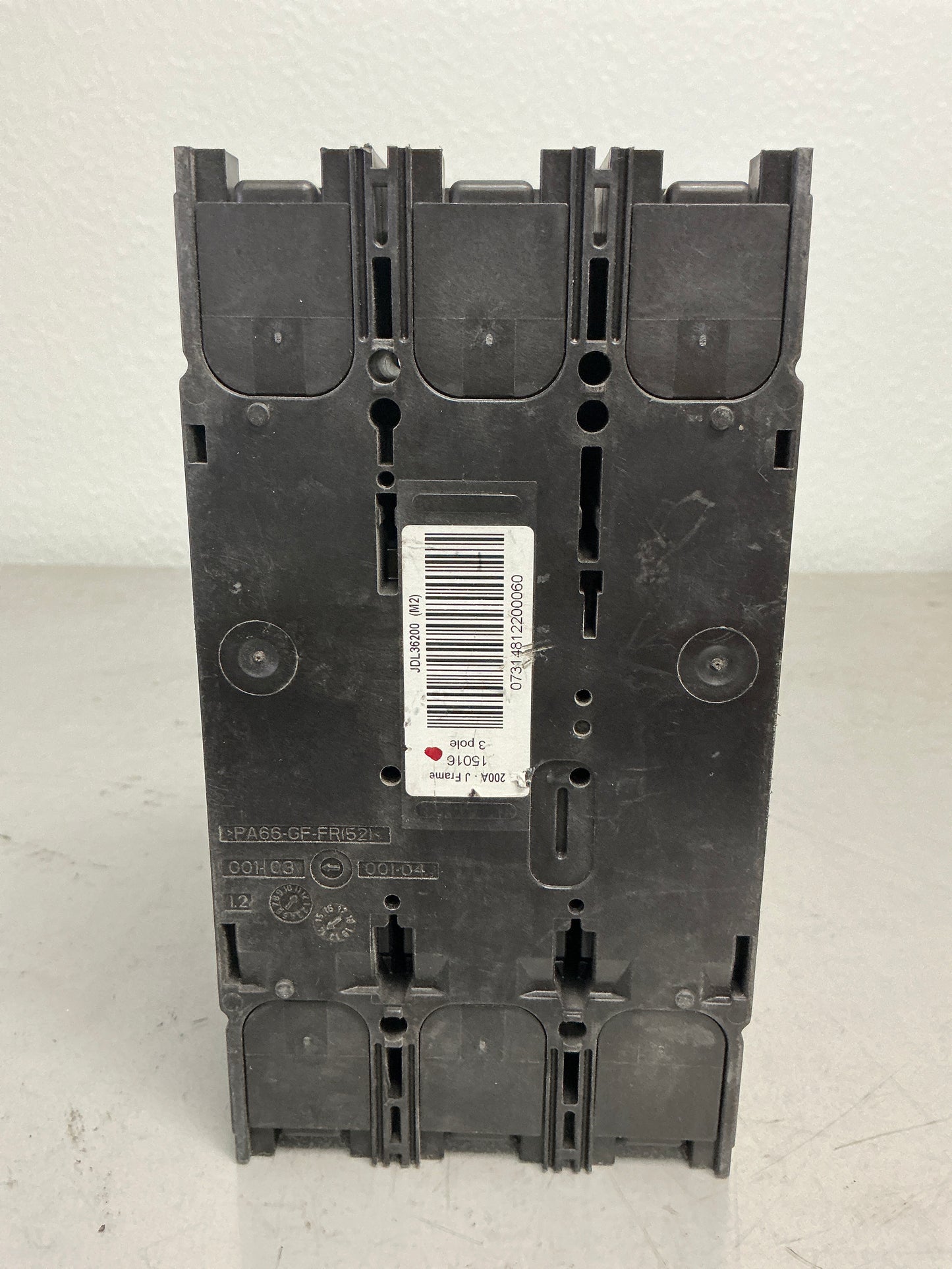Used Square D JDL36200 3 Pole, 200 Amps, 600 Volts Circuit Breaker