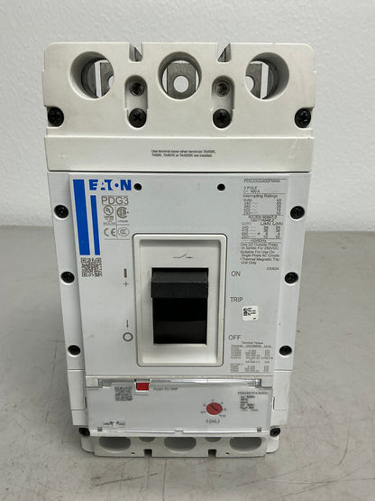 New Eaton PDG33G0400FNNN 3 Pole, 400 Amps