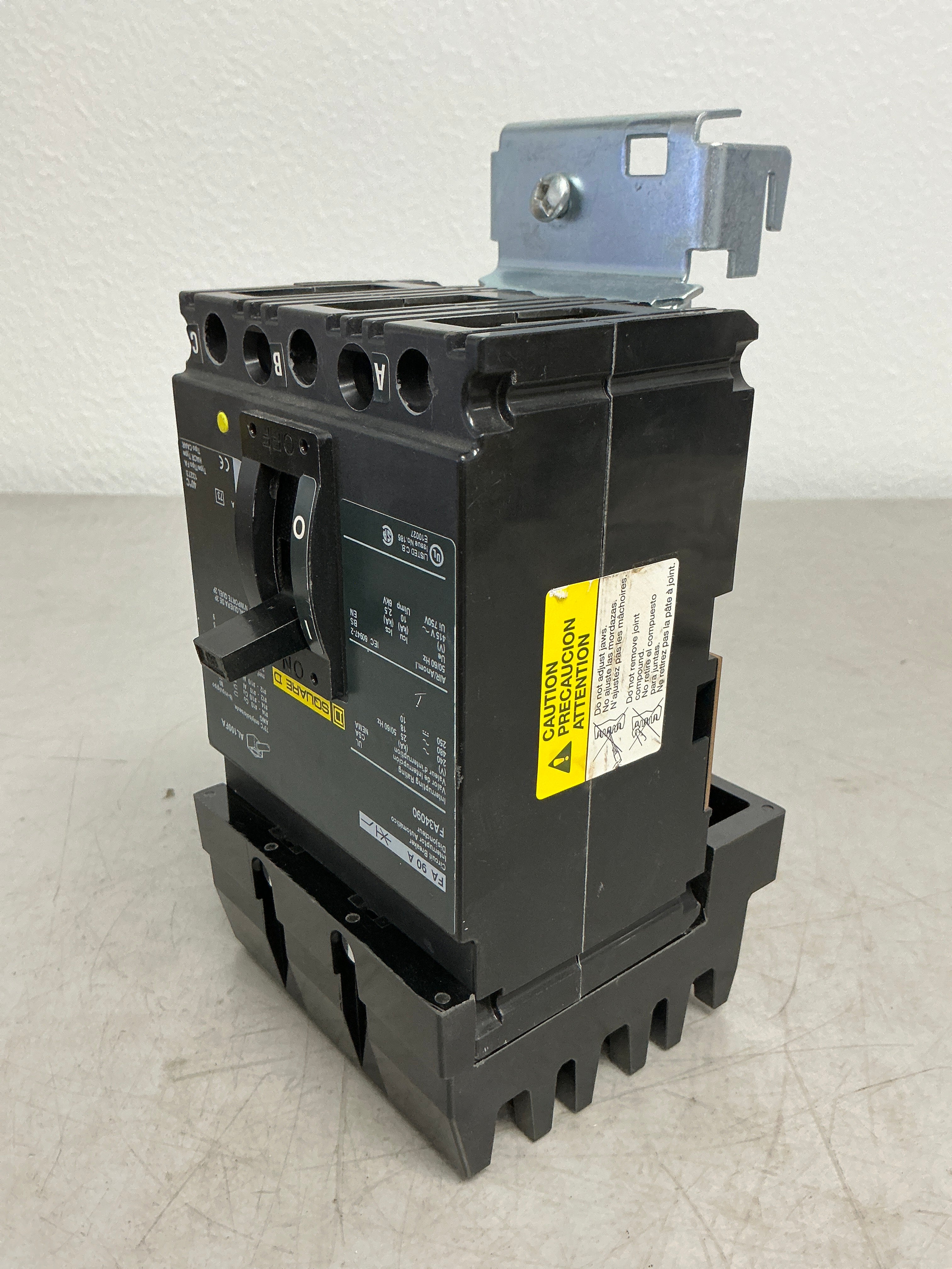 New Square D FA34090 3 Pole, 90 Amps, 480 Volts Circuit Breaker