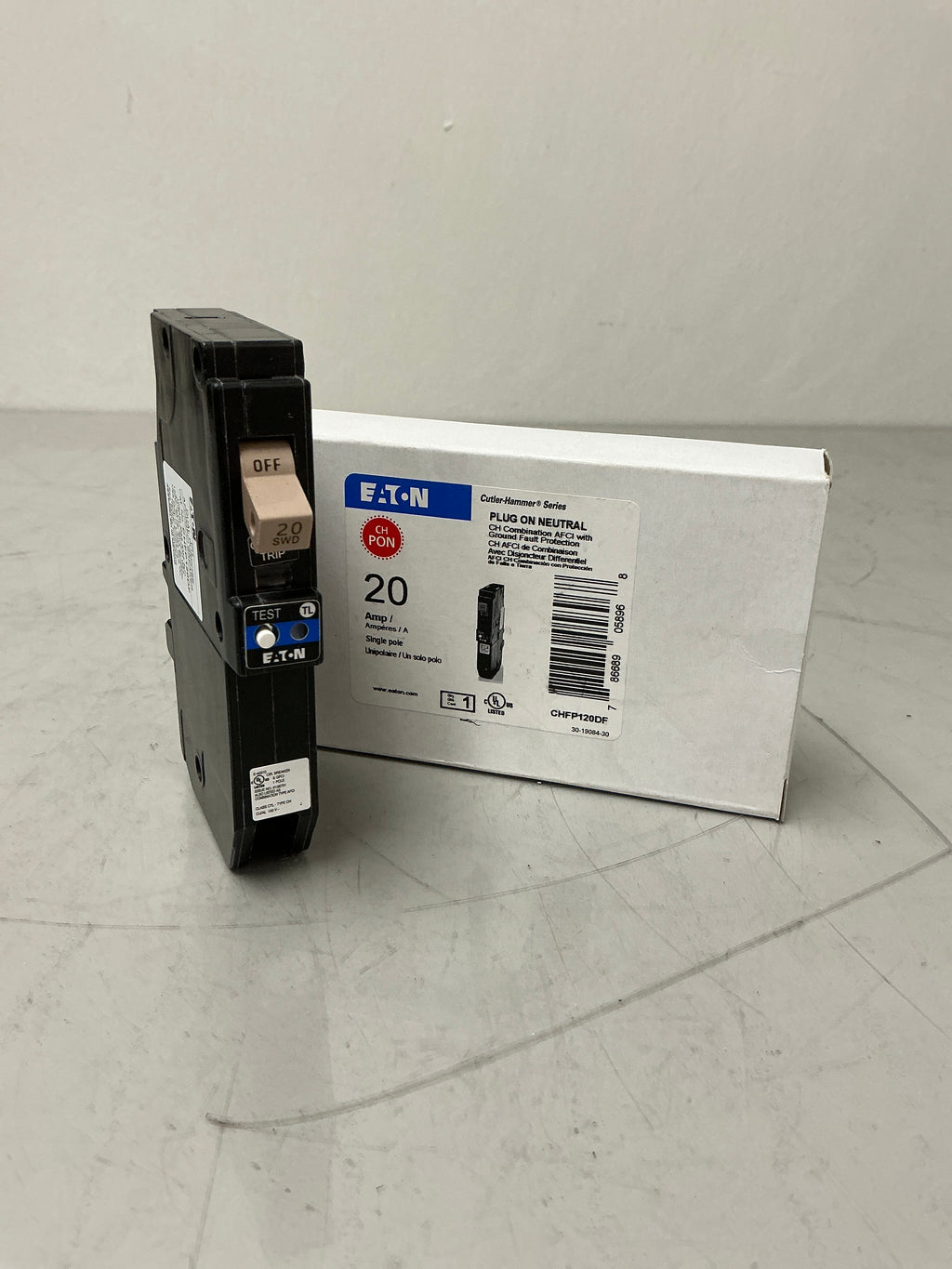 New Eaton CHFP120DF 1 Pole, 20 Amps, 120 Volts Circuit Breaker