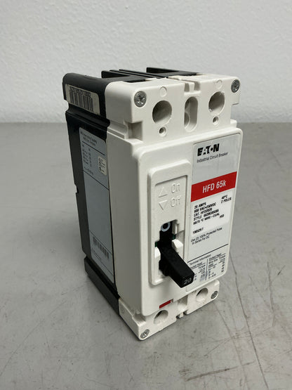 Used Eaton HFD2020 2 Poles, 20 Amps, 600 Volts