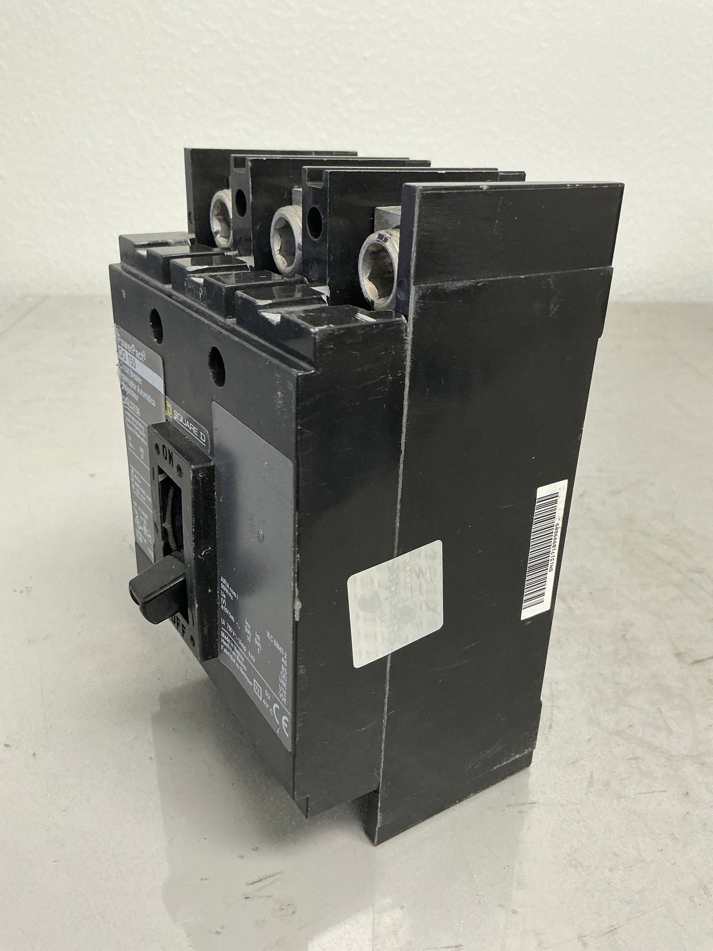 Used Square D QGL32150 3 Pole, 150 Amps, 240 Volts Circuit Breaker
