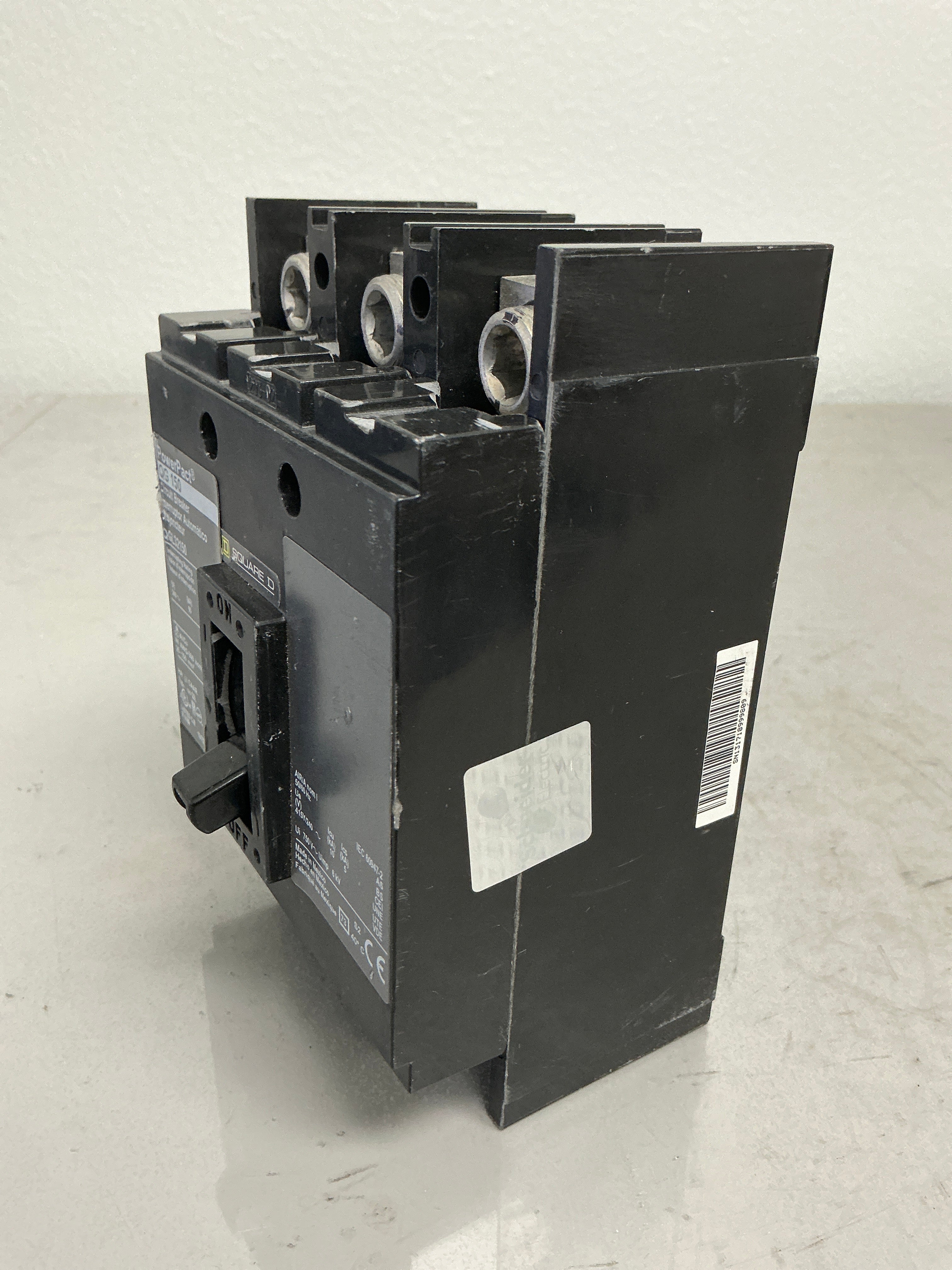 Used Square D QGL32150 3 Pole, 150 Amps, 240 Volts Circuit Breaker