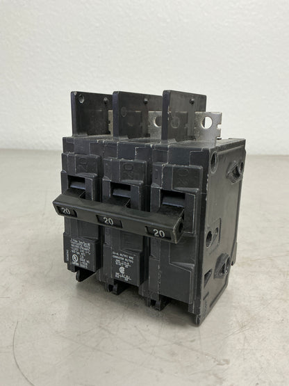 Used Siemens BQ3B020 3 Pole, 20 Amps, 240 Volts