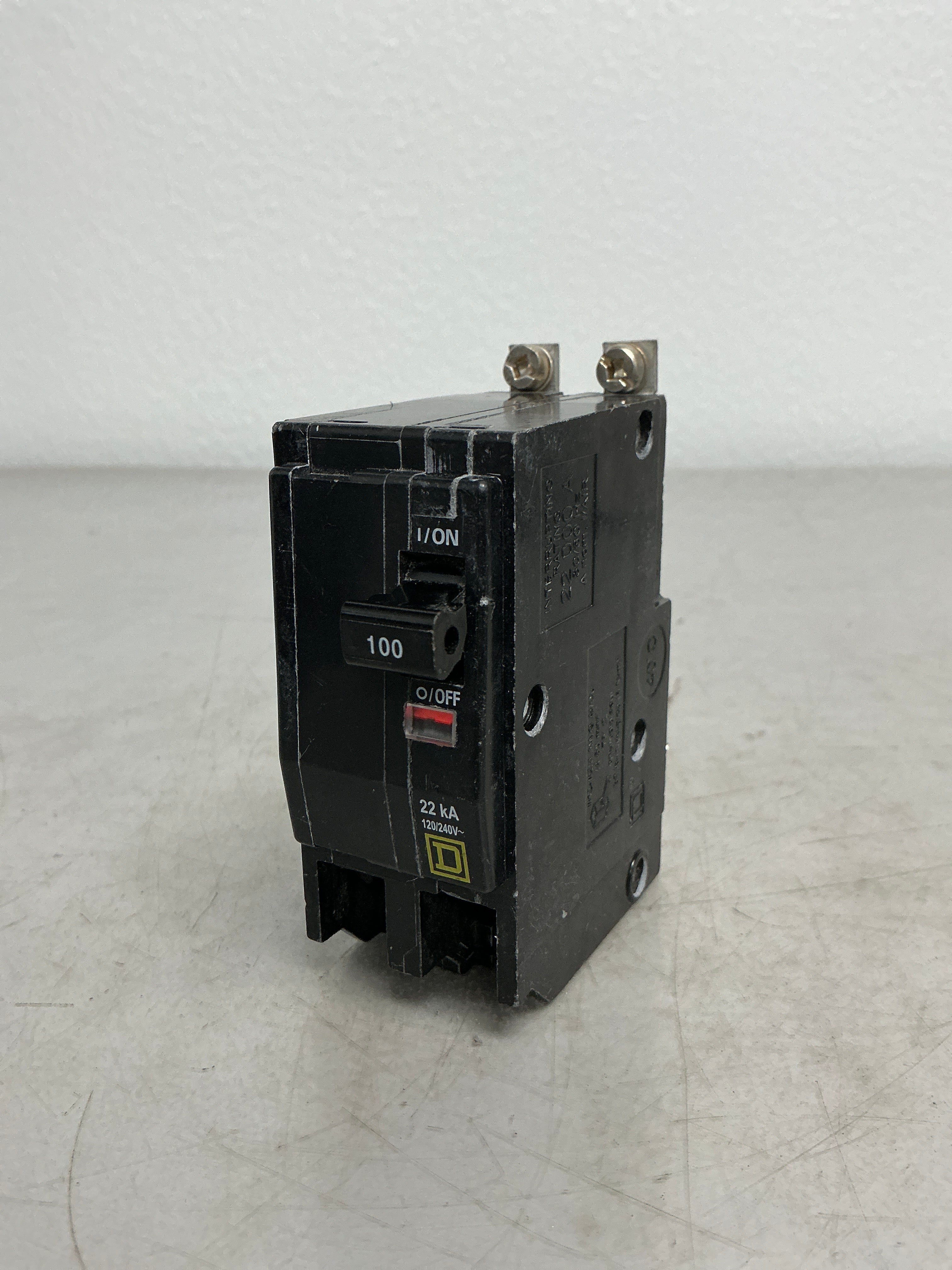 Used Square D QOB2100VH 2 Pole, 100 Amps, 240 Volts
