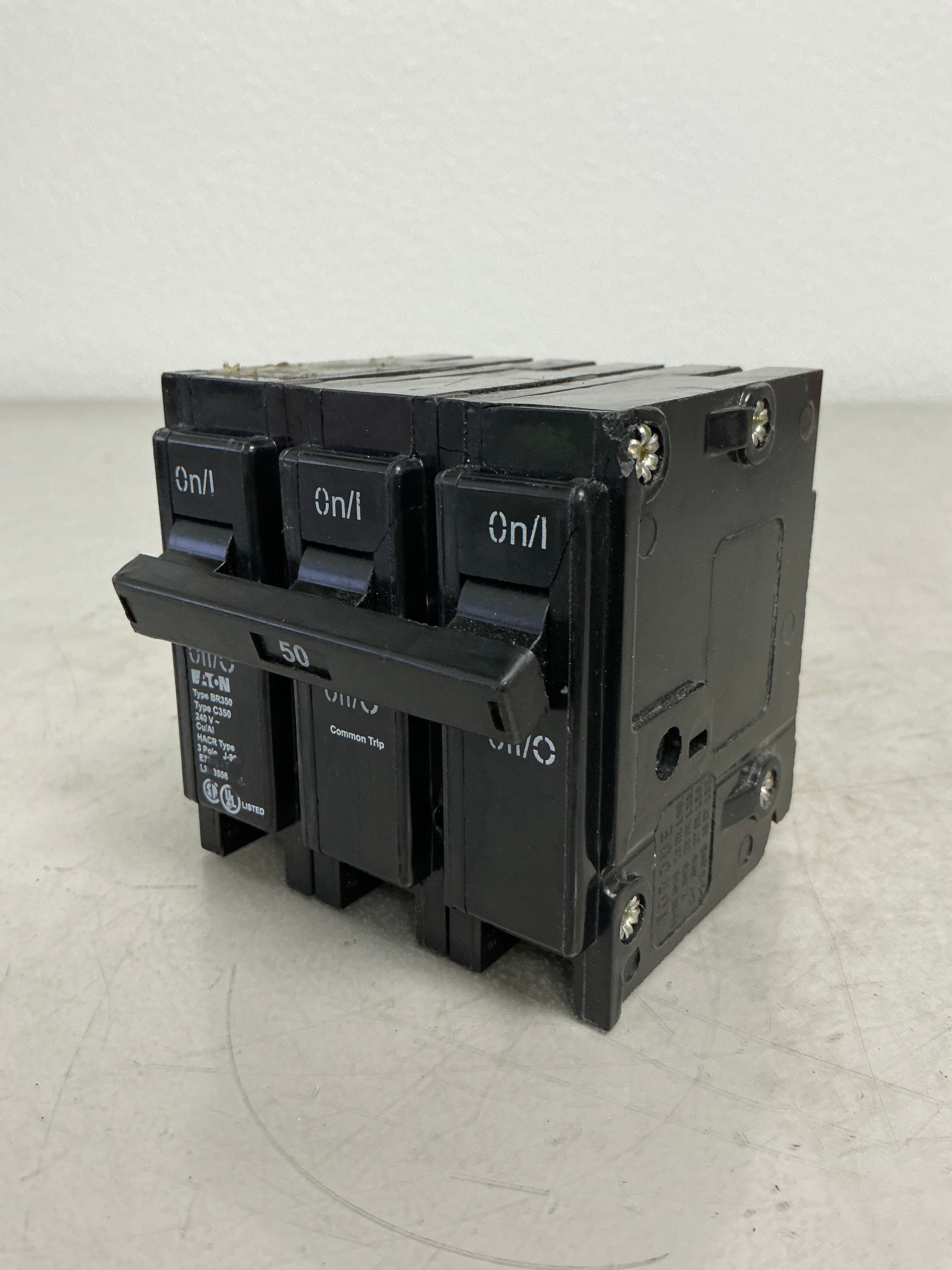 Used Eaton BR350 3 Pole, 50 Amps, 240 Volts