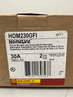 New Square D HOM230GFI 2 Pole, 30 Amps, 240 Volts Circuit Breaker