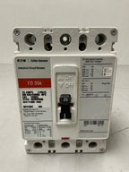 Used Eaton FD3025 3 Pole, 25 Amps, 480 Volts Circuit Breaker