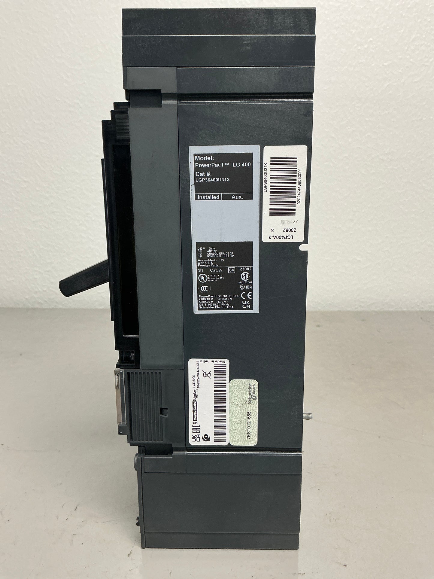 New Square D LGP36400U31X 400 Amps, 3 Pole