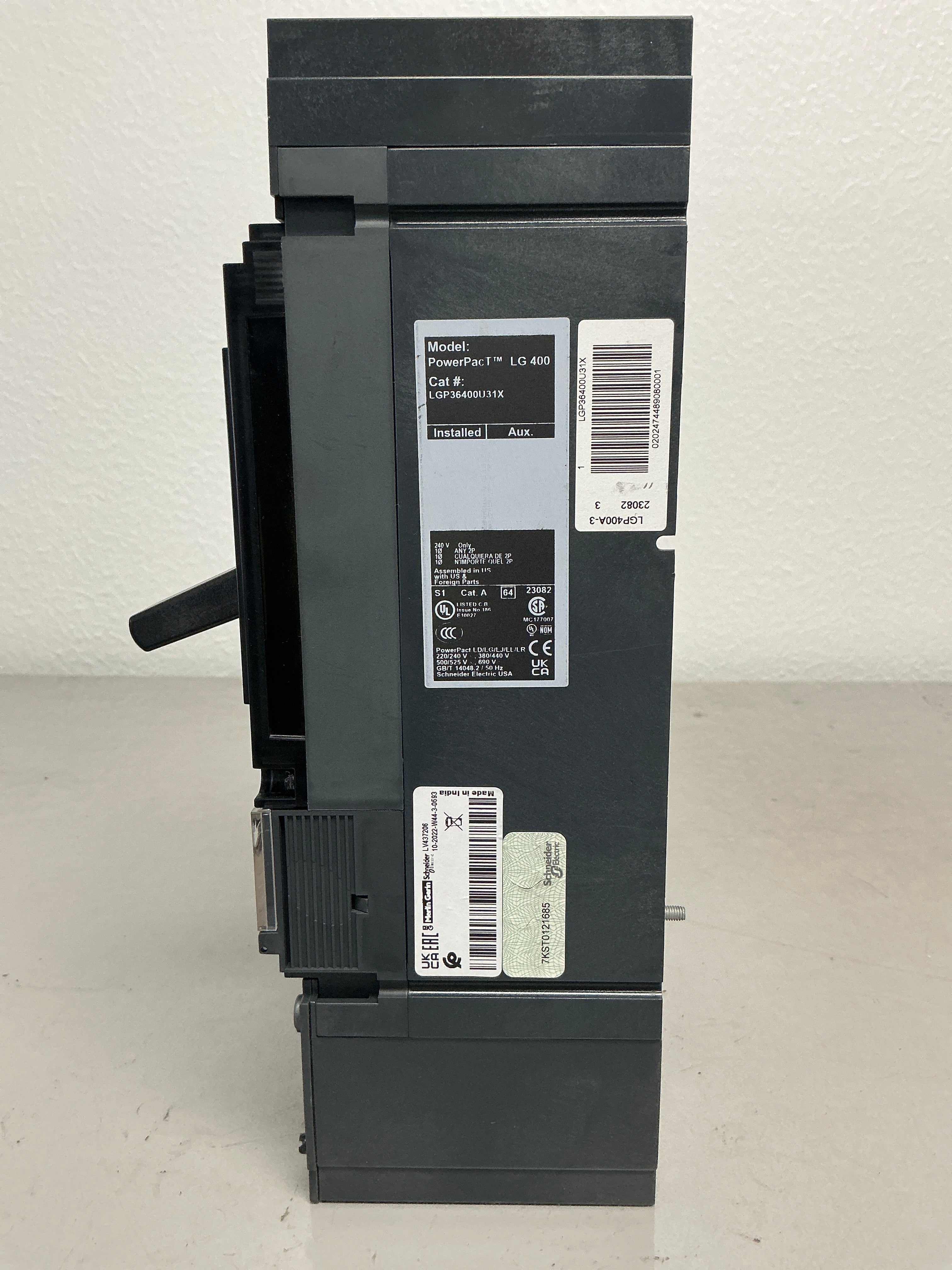 New Square D LGP36400U31X 400 Amps, 3 Pole