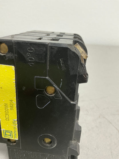 *CHIPPED* Used Square D QE3100VH 3 Pole, 100 Amps, 240 Volts
