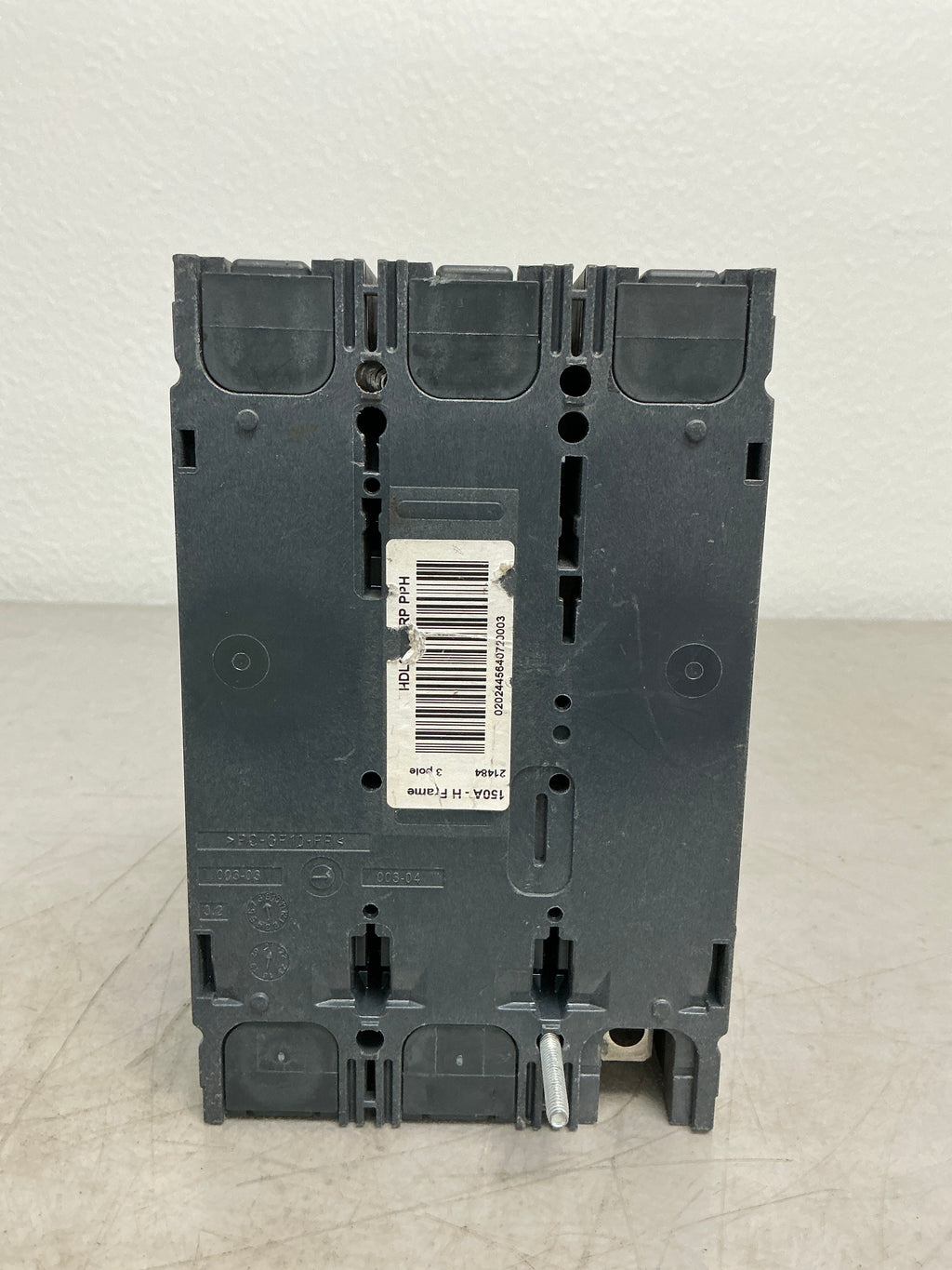 Used Square D HDL36150 3 Pole, 150 Amps, 600 Volts Circuit Breaker