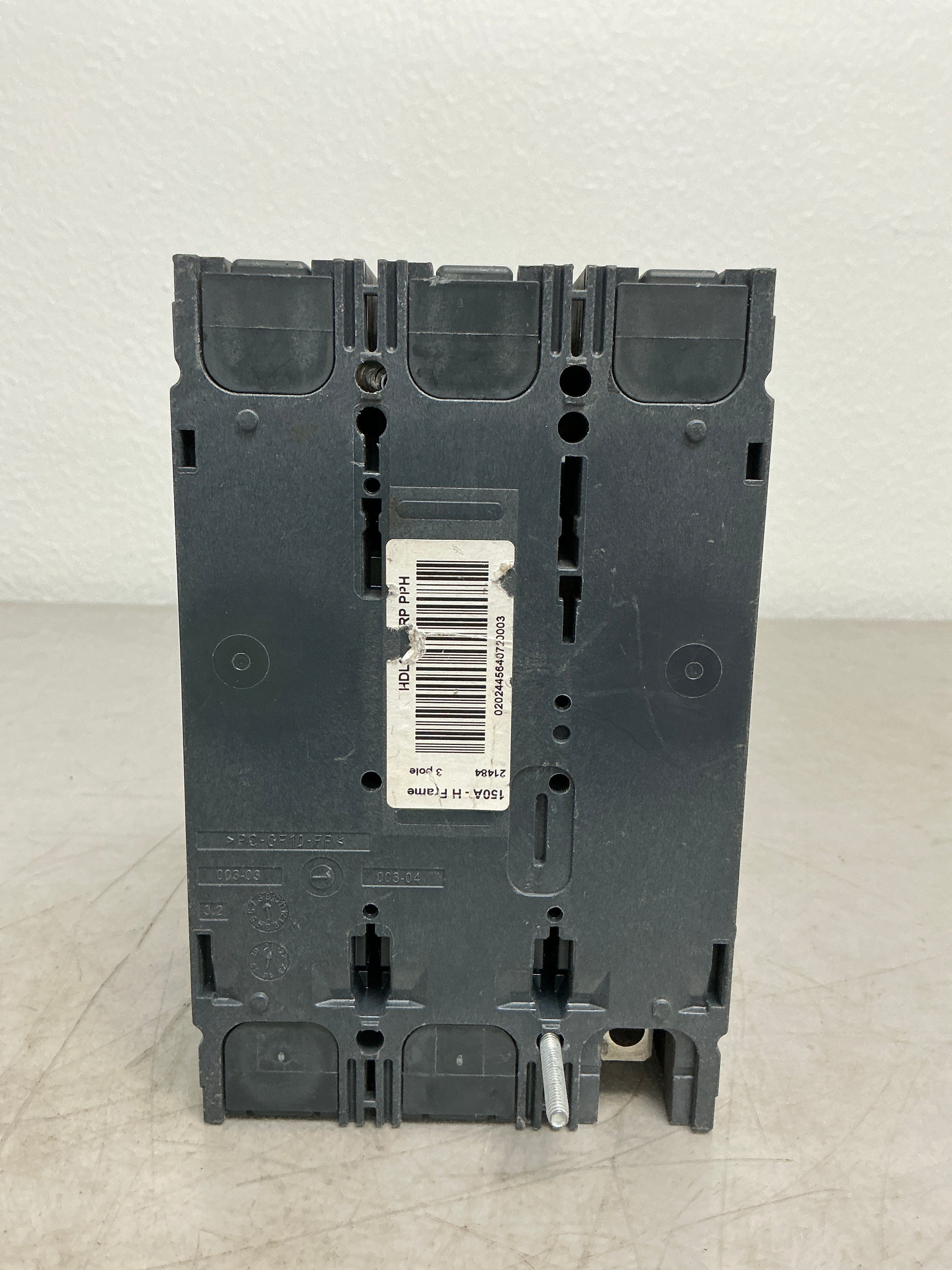 Used Square D HDL36150 3 Pole, 150 Amps, 600 Volts Circuit Breaker