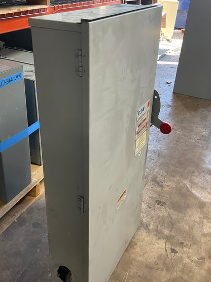 Used Cutler-Hammer DH365NRK Disconnect 400 Amp 600 Volt Fusible Outdoor