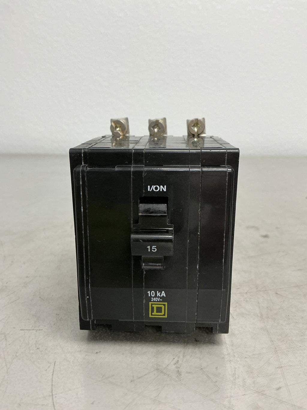Used Square D QOB315 3 Pole, 15 Amps, 240 Volts