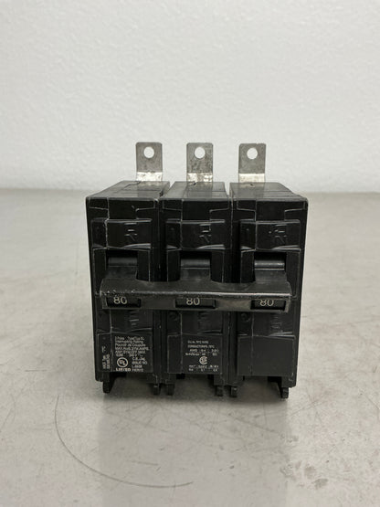 Used Siemens B380 3 Pole, 80 Amps, 240 Volts