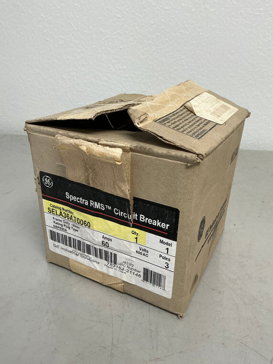 New SELA36AT0060 3 Pole, 60 Amps, 600 Volts