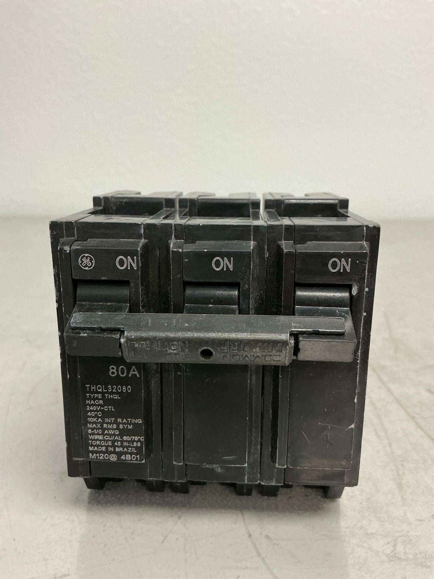 Used THQL32080 3 Poles, 80 Amps