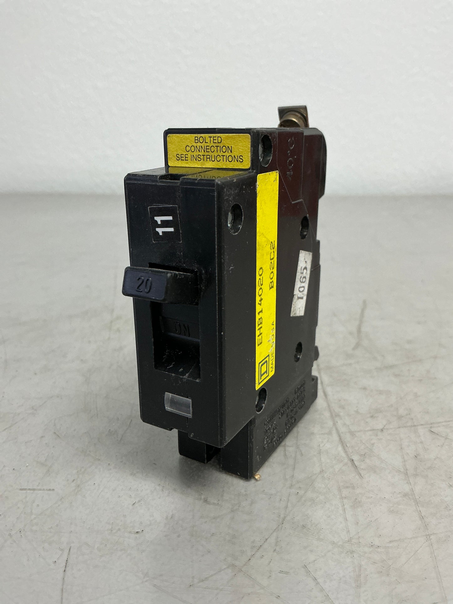 Used Square D EHB14020 1 Pole, 20 Amps, 277 Volts