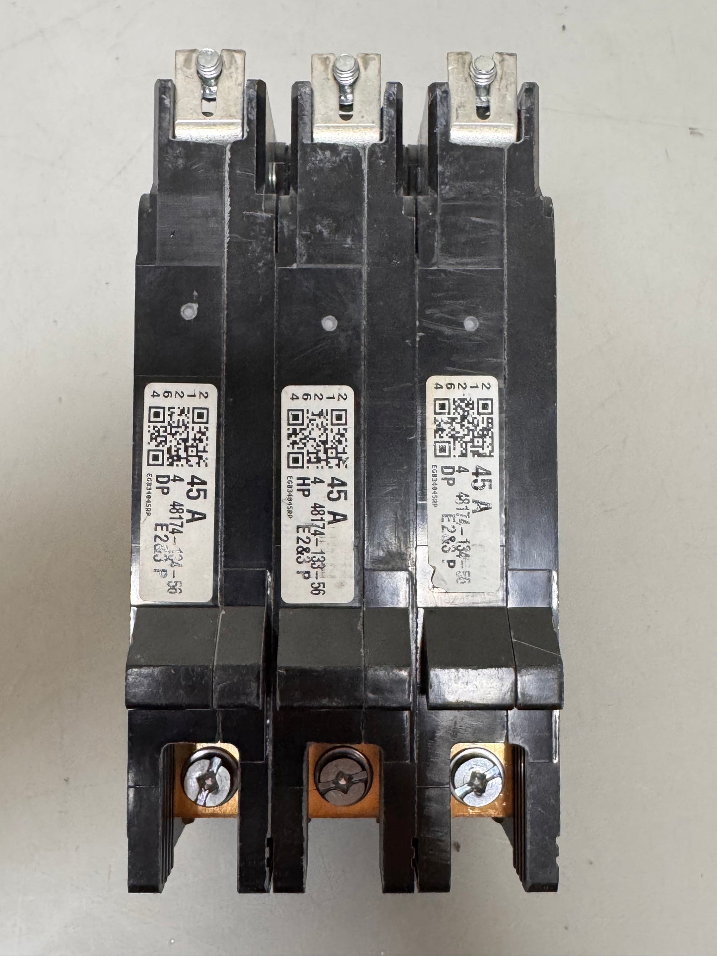 Used Square D EGB34045 45 Amp, 3 Pole, 480 Volt Breaker