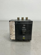 Used Square D QOB3201021 (Shunt Trip) 3 Pole, 20 Amps, 240 Volts