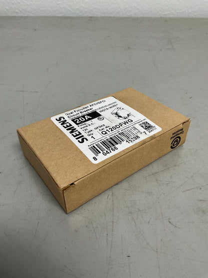 New Siemens Q120DFWG 1 Pole, 20 Amps, 120 Volts