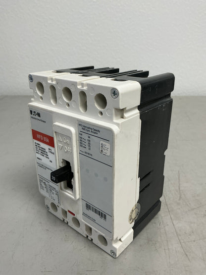 New Eaton HFD3020BP10 3 Poles, 20 Amps, 600 Volts