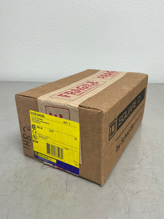 New Square D EDB34040 3 Pole, 40 Amps, 480 Volts
