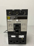 Used Square D KAL361251021 3 Pole, 125 Amps, 600 Volts Circuit Breaker