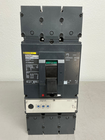 New Square D LDL36400U31X 3 Pole, 400 Amps, 600 Volts