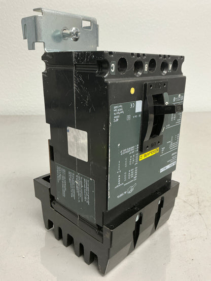 Used Square D FA34060 3 Pole, 60 Amps, Circuit Breaker