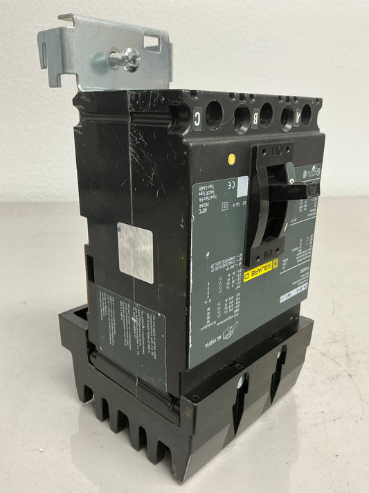 Used Square D FA34060 3 Pole, 60 Amps, Circuit Breaker